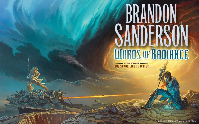 Michael Whelans omslag till Brandon Sandersons "Word of Radiance".